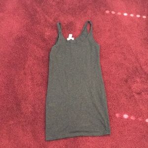 mini dark grey dress